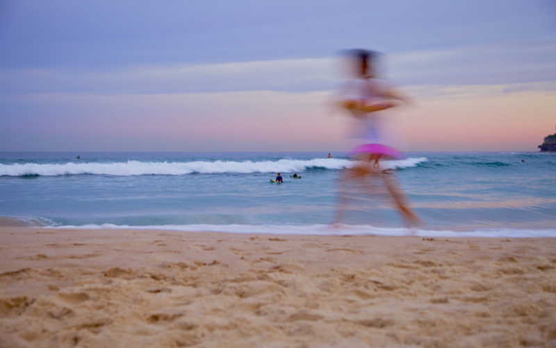 Slow shutter speed photography.