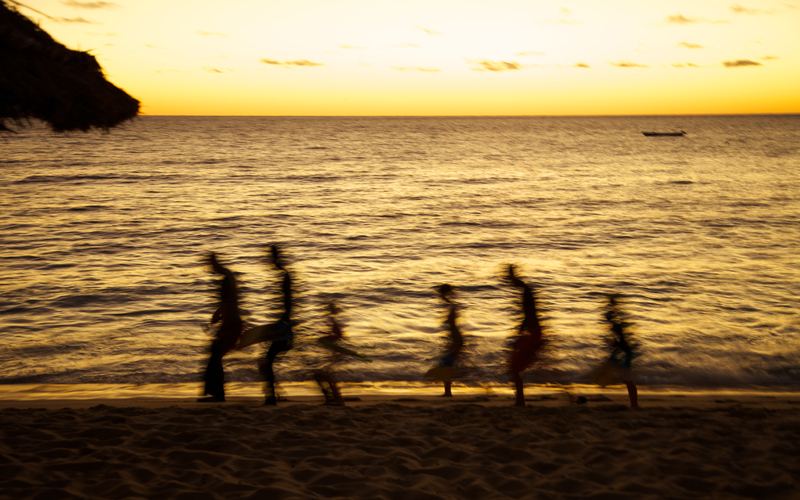 Slow shutter speed photography.