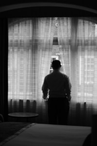 wedding photography reflective moment